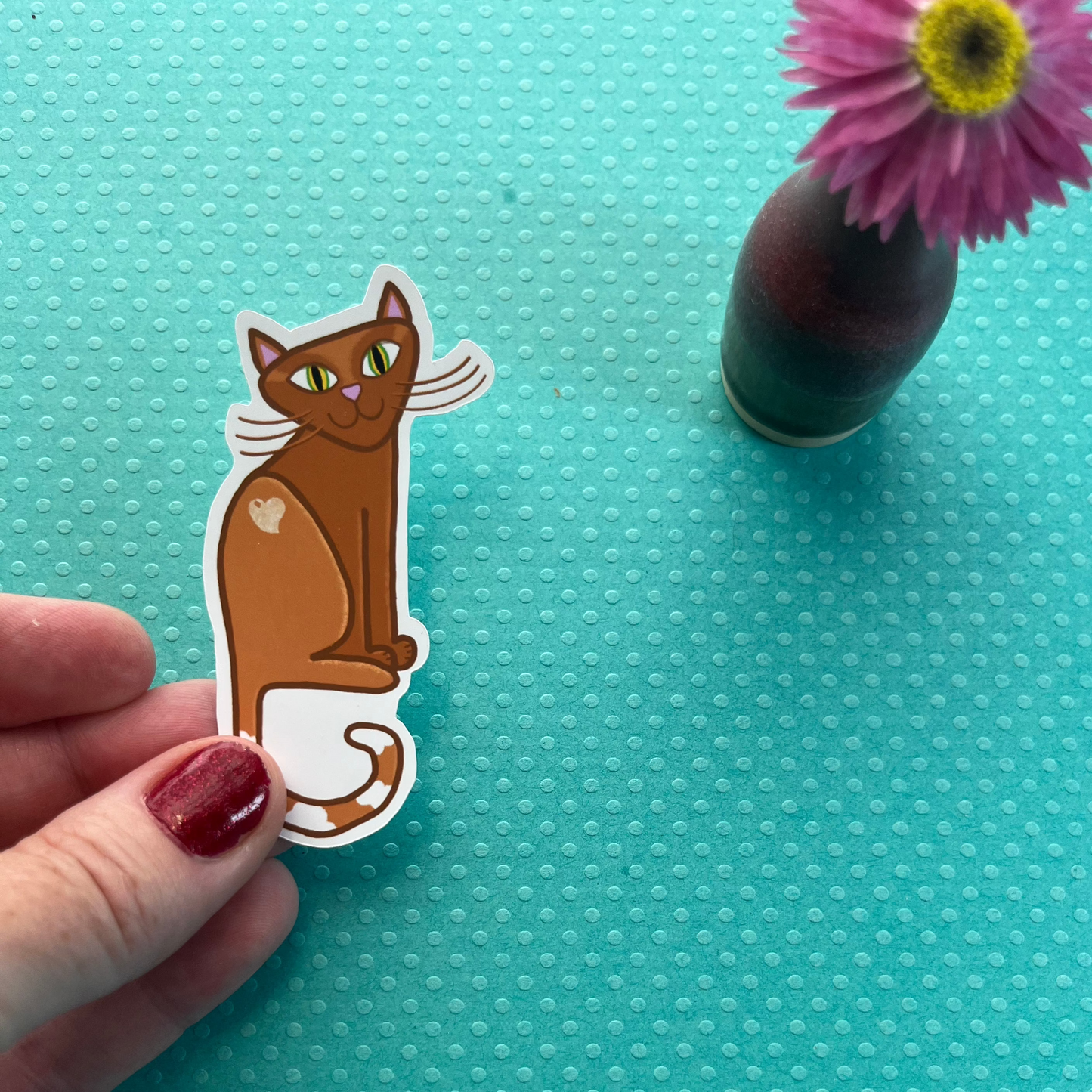 George the Cat, the lovable orange kitty