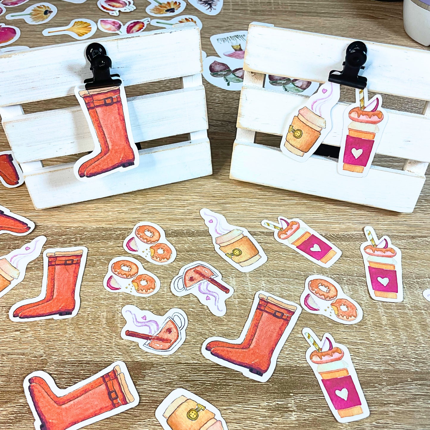 Cider and Donuts Season sticker pack - 5 stickers