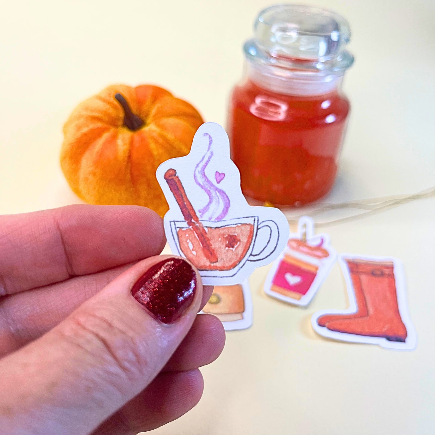 Cider and Donuts Season sticker pack - 5 stickers