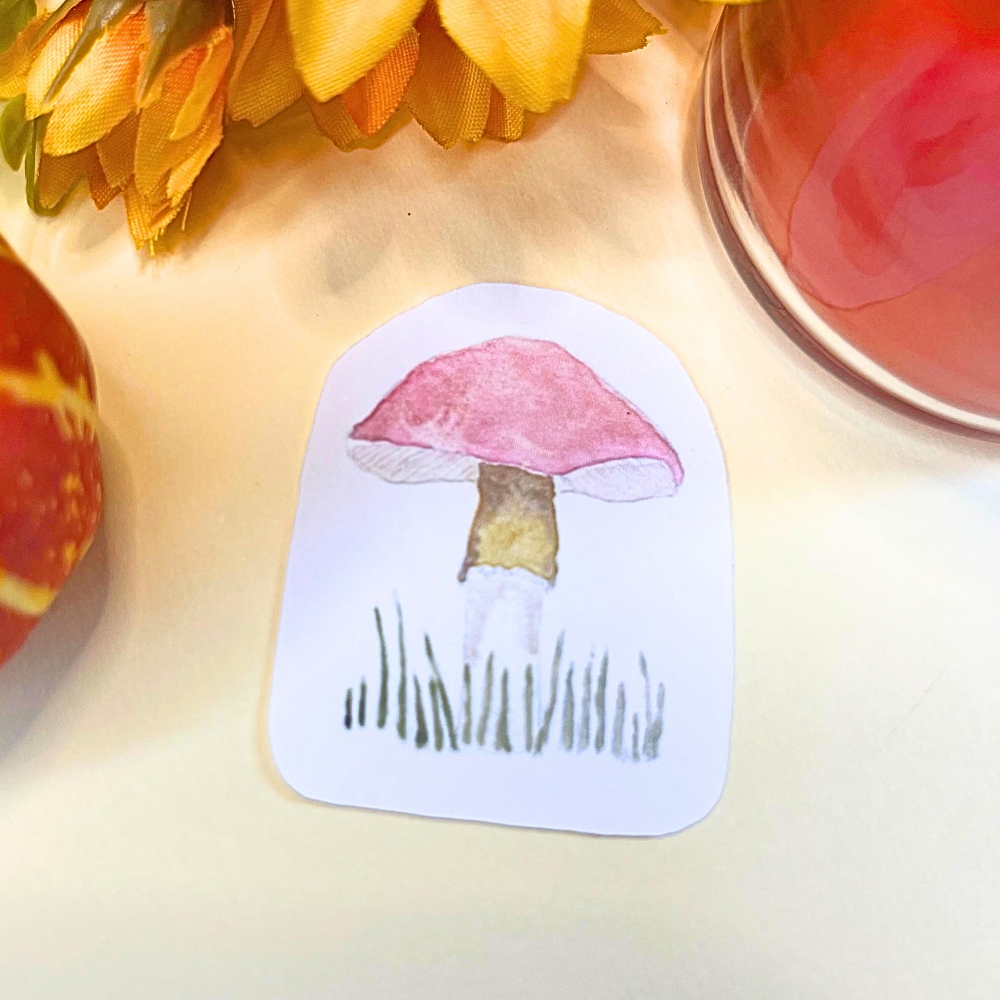 Red Mushroom from Autumn Nature Walk collection - single sticker