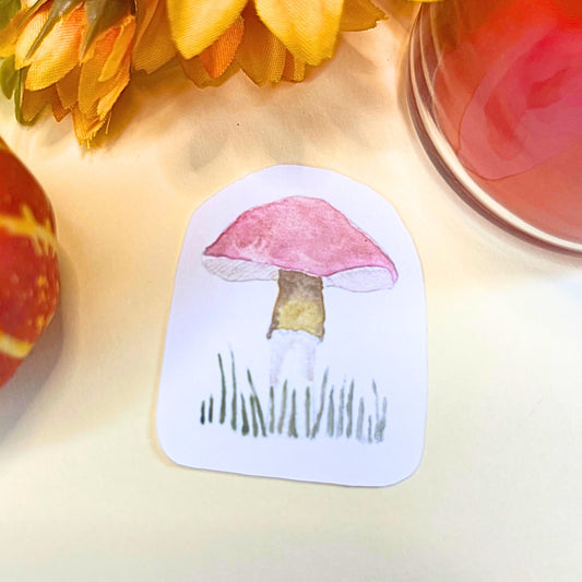 Red Mushroom from Autumn Nature Walk collection - single sticker