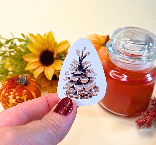 Pinion Pine Cone from Autumn Nature Walk collection - single sticker