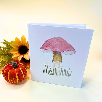 Red Top Mushroom from Autumn Nature Walk collection - Mini Notebook