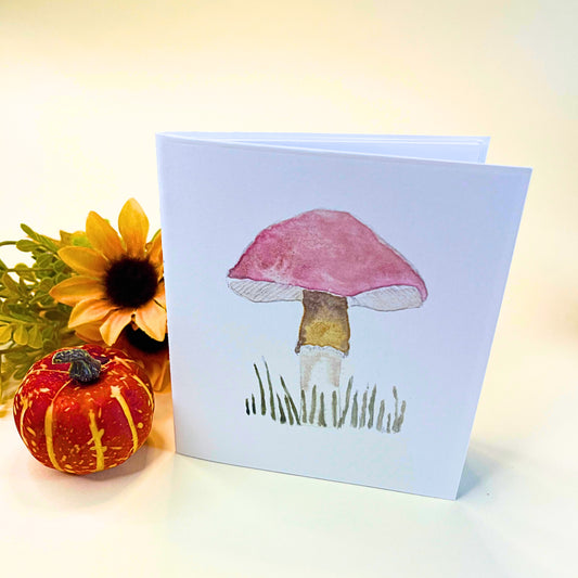 Red Top Mushroom from Autumn Nature Walk collection - Mini Notebook