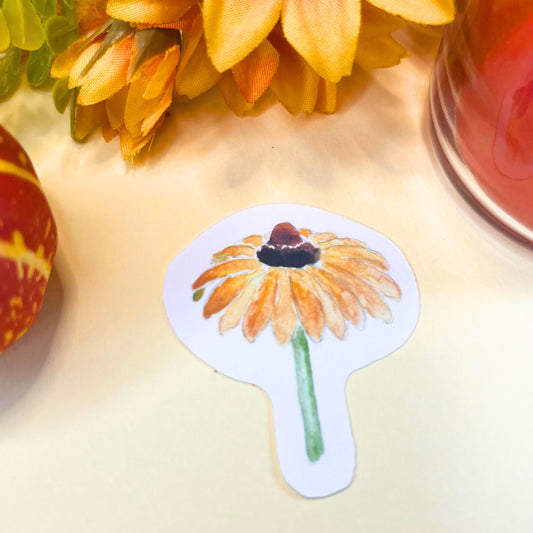 Rudbeckia Flower ("Black Eyed Susan") from Autumn Nature Walk collection - single sticker